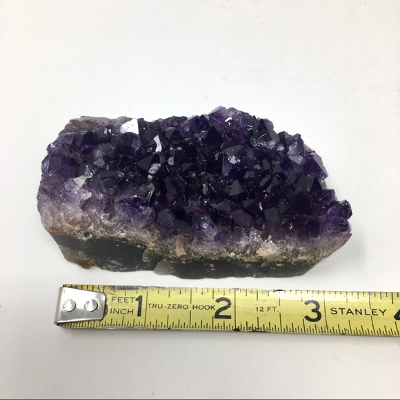 Natural Raw Amethyst Flat Back Rock Chunk Crystal - Picture 14 of 16